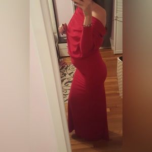 Lilly ghalichi “WANT MY LOOK” red gown